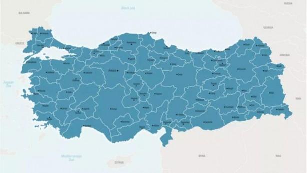 Foto - Harita belirlendi! İl potansiyeli yüksek 66 ilçe!