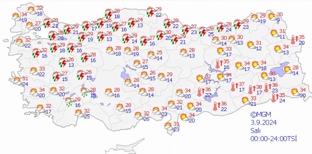 Foto - Harita yayınlandı: Meteoroloji'den İstanbul'a uyarı! Önümüzdeki 5 gün...