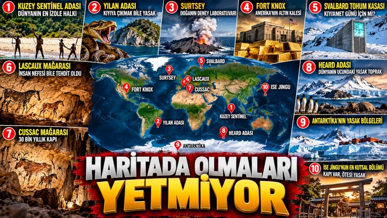 Foto - Haritada var ama gitmek yasak! Dünyada sıradan insanların giremediği 10 yer