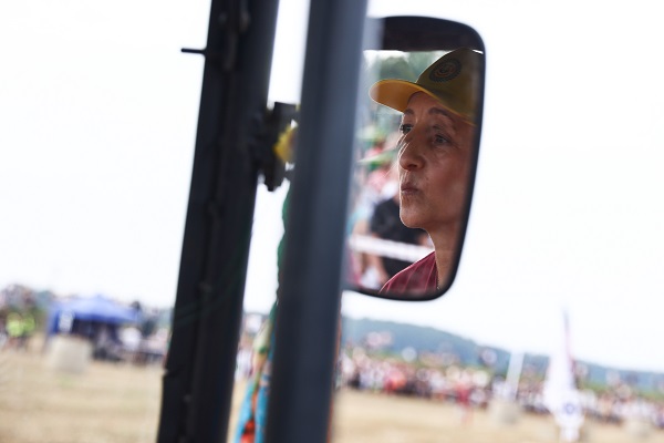 Foto - Hasat sezonunun sonunda traktörler yarıştı