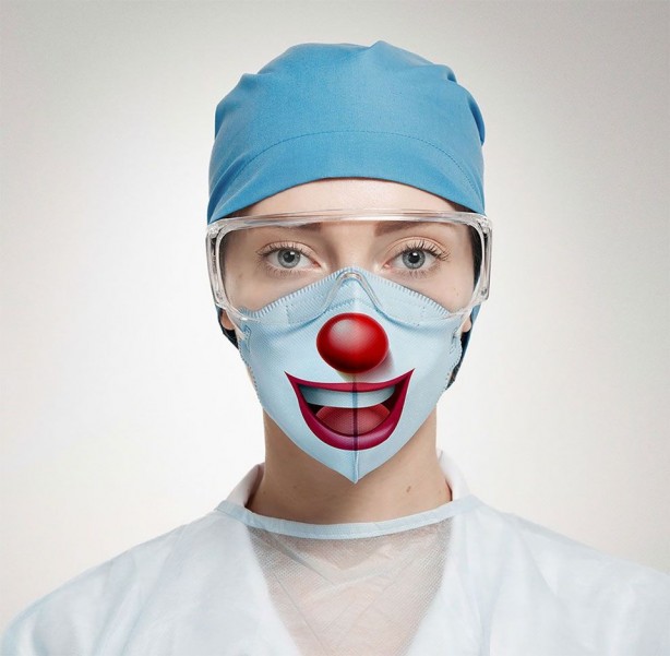 Foto - Hasta çocuklara moral veren maskeler