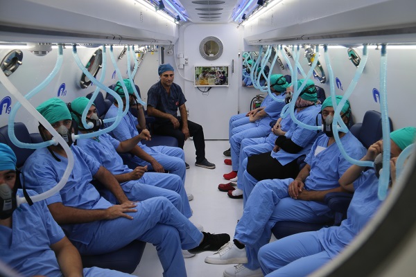 Hastalara şifa dağıtıyor! Burası uzay istasyonu değil tedavi ünitesi