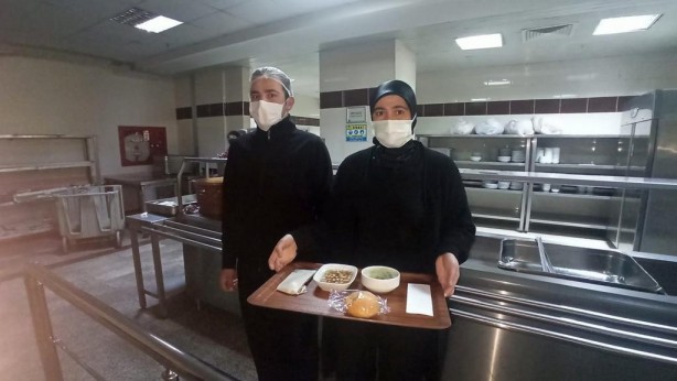 Foto - Hastaları böyle karşıladılar