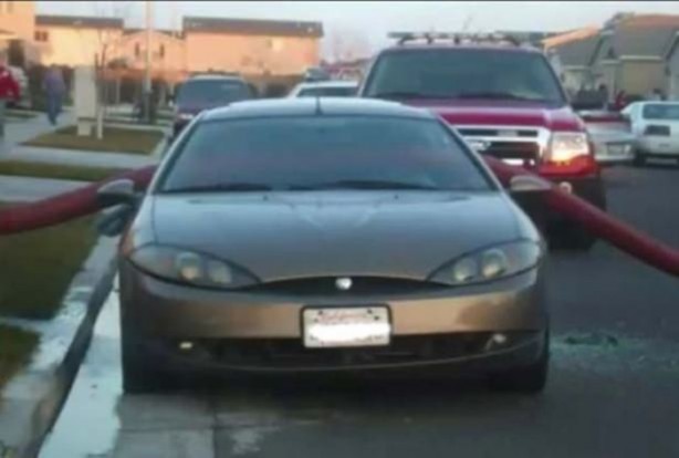 Foto - Hatalı parkın cezasını böyle verdiler