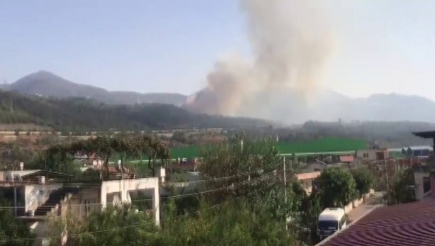 Foto - Hatay yine yanıyor! Müdahale başladı