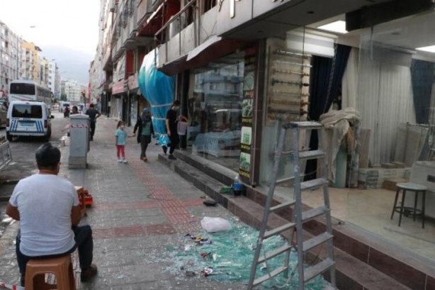 Foto - Hatay'da patlama sonrası dikkat çeken görüntü