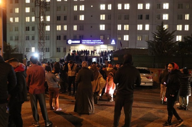 Hatay'daki depremler, Karaman'da hissedildi