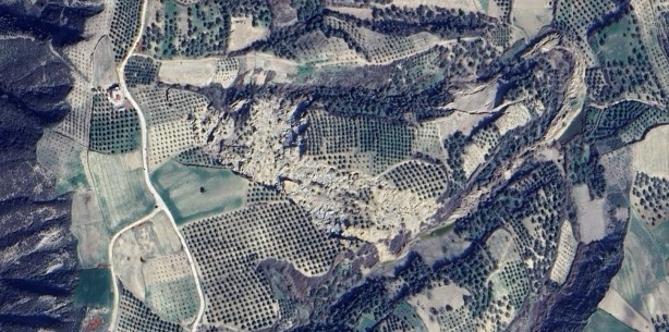 Hatay'daki o detay uzaydan görüntülendi! Tamı tamına 500 metre, görenleri hayrete düşürdü
