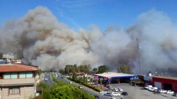 Foto - Hatay'ın ciğerleri yandı! Arabalar küle döndü