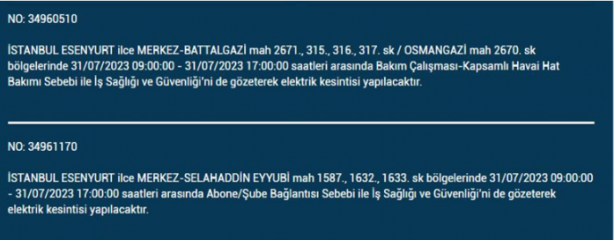 Foto - Bu Sıcak Havada İstanbullular Elektriksiz Ne Yapacak?