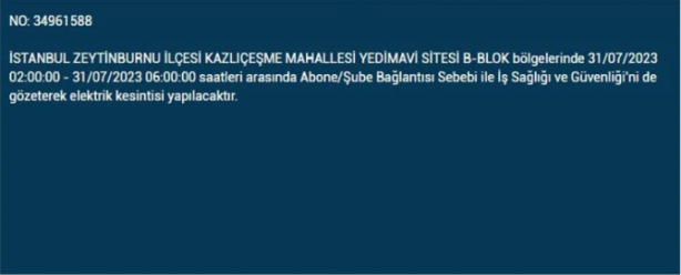 Foto - Bu Sıcak Havada İstanbullular Elektriksiz Ne Yapacak?