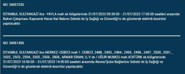 Foto - Bu Sıcak Havada İstanbullular Elektriksiz Ne Yapacak?