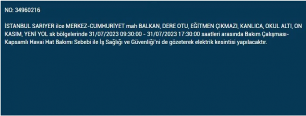 Foto - Bu Sıcak Havada İstanbullular Elektriksiz Ne Yapacak?