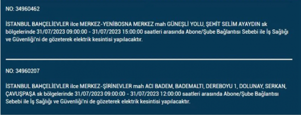 Foto - Bu Sıcak Havada İstanbullular Elektriksiz Ne Yapacak?