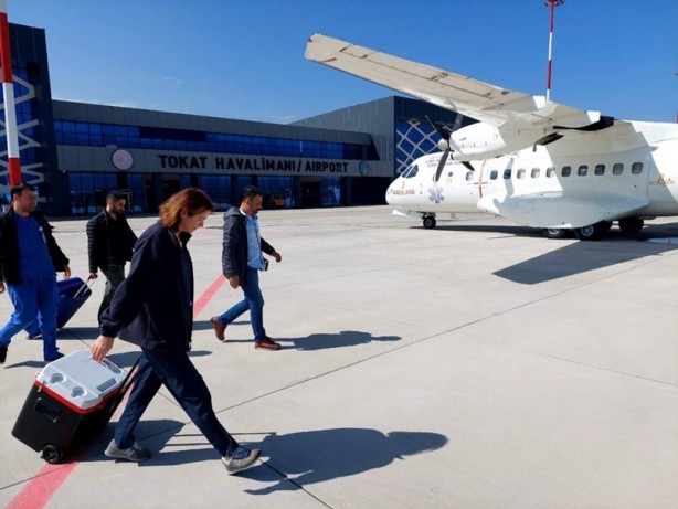 Hava Kuvvetlerine ait uçak, organ nakli için havalandı: Vatandaşımıza acil şifalar diliyoruz