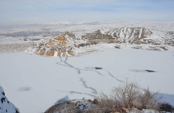Foto - Hava sıcaklığı -20'ye düştü! Baraj böyle dondu