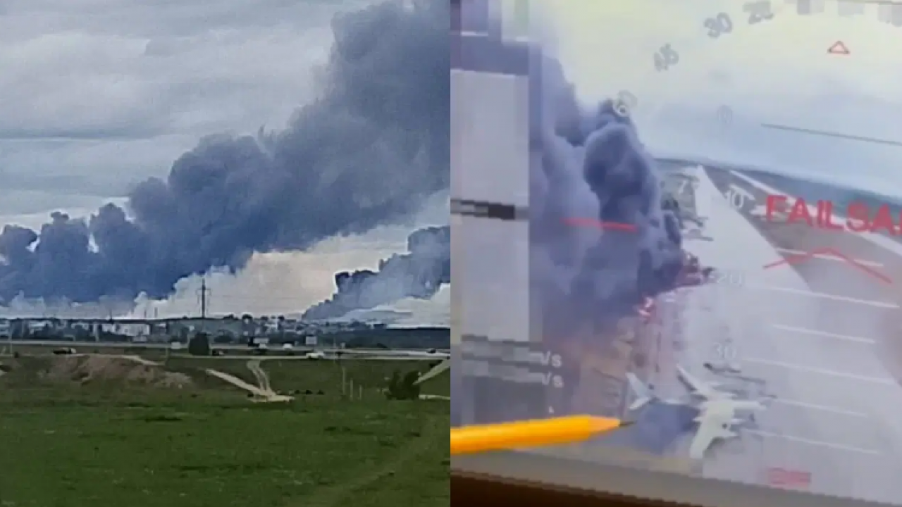 Foto - Hava üssü vuruldu! Savaş uçakları kullanılamaz hale geldi, kayıp çok büyük