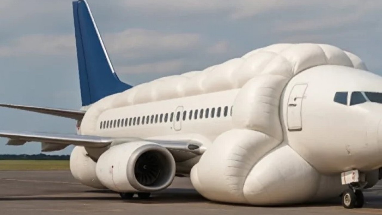 Foto - Havacılık tarihinde devrim! Hava yastıklı uçak geliyor