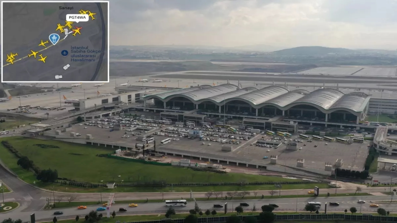Havada büyük kaos! Pistteki cisim, Sabiha Gökçen Havalimanı’nı fena karıştırdı