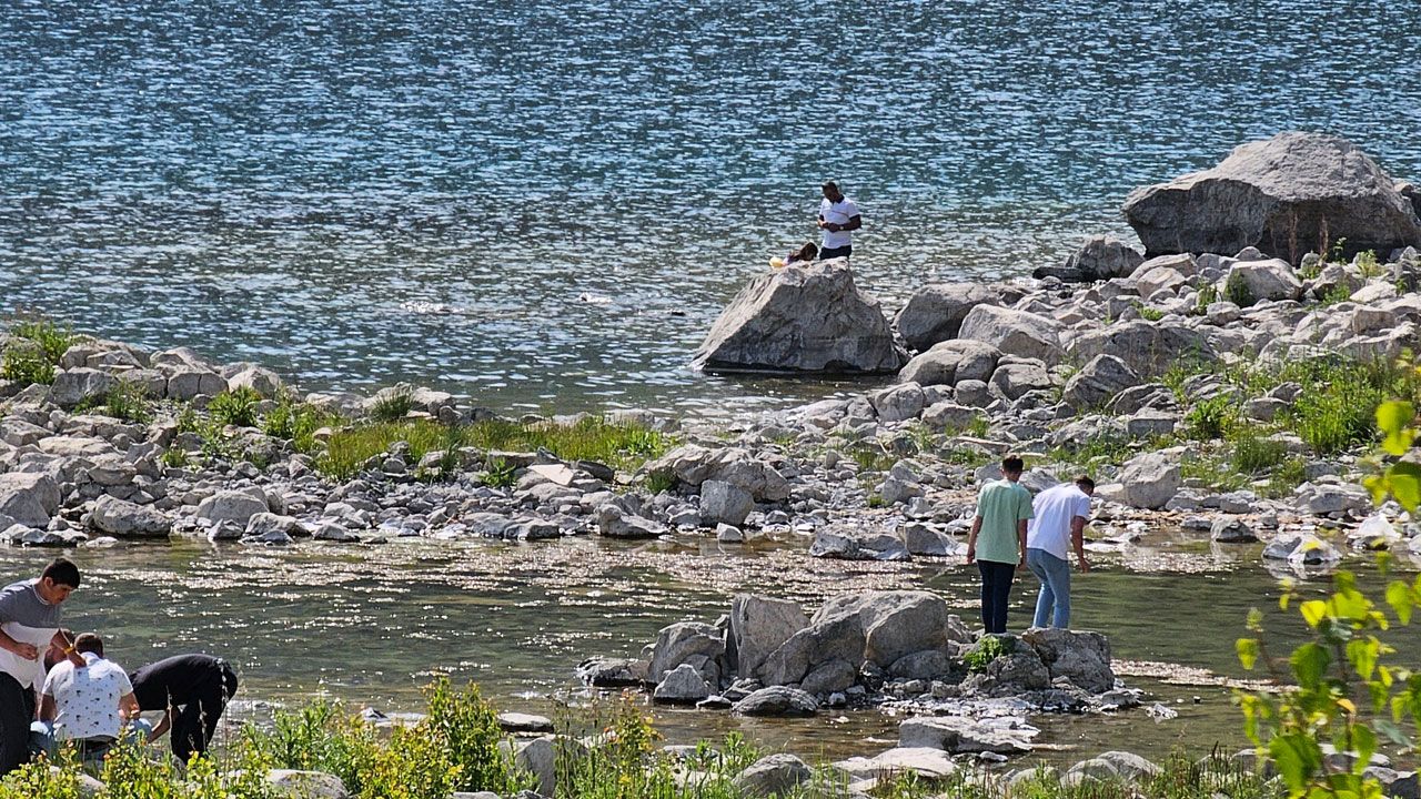 Foto - Havadan böyle görüntülendi! Doğanın zirvesinde gizli cennet