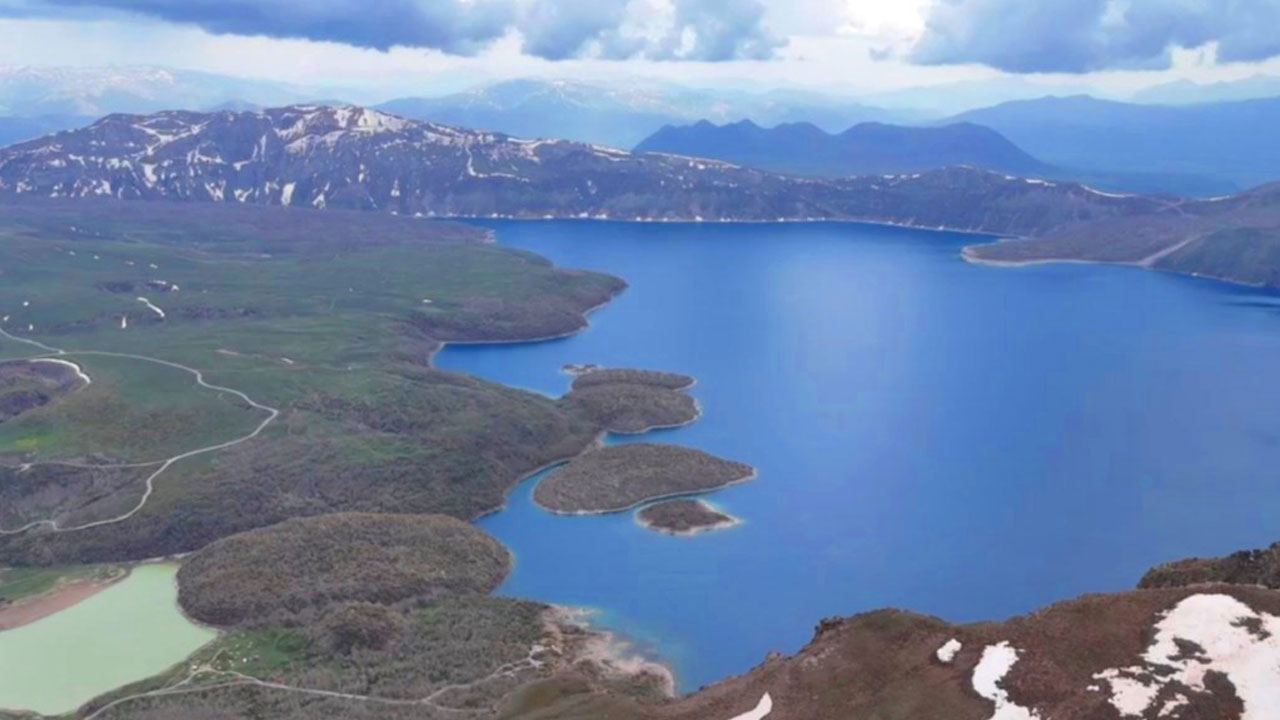 Foto - Havadan böyle görüntülendi! Doğanın zirvesinde gizli cennet