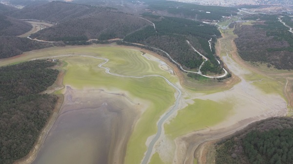 Foto - Havadan böyle görüntülendi! İstanbul barajlarındaki 1 yıllık değişim