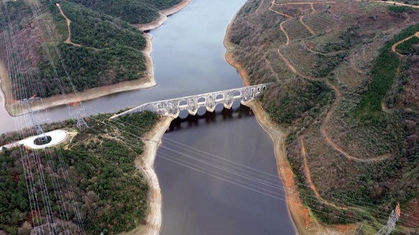 Foto - Havadan böyle görüntülendi! İstanbul barajlarındaki 1 yıllık değişim