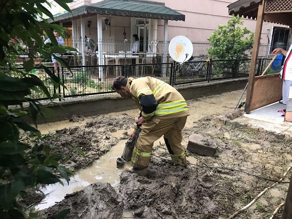 Foto - Havadan böyle görüntülendi! O tatil beldesi sular altında kaldı