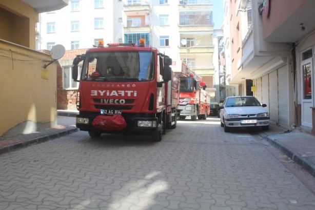 Havalandırma boşluğunda yangın: 4 çocuk dumandan etkilendi