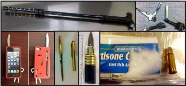 Foto - Havalimanında yakalanan eşyalar şok etti!