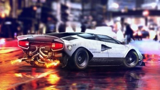 Foto - Hayalindeki arabaları photoshopla yaptı