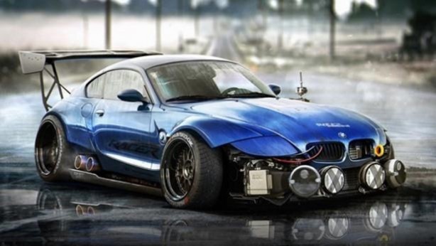 Foto - Hayalindeki arabaları photoshopla yaptı