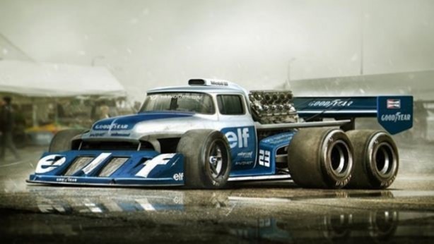  Hayalindeki arabaları photoshopla yaptı