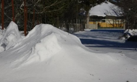 Foto - Hayat adeta durdu! Kar kalınlığı 3,5 metreyi buldu