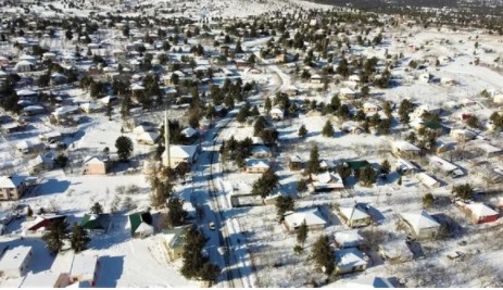 Foto - Hayat adeta durdu! Kar kalınlığı 3,5 metreyi buldu
