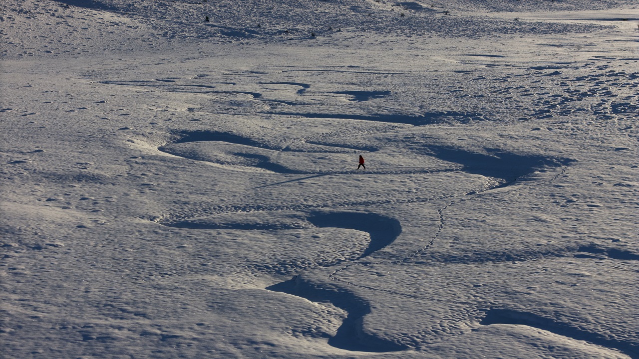 Foto - Hayran bırakan kış manzarası! Bingöl’ün karla örtülü menderesleri 