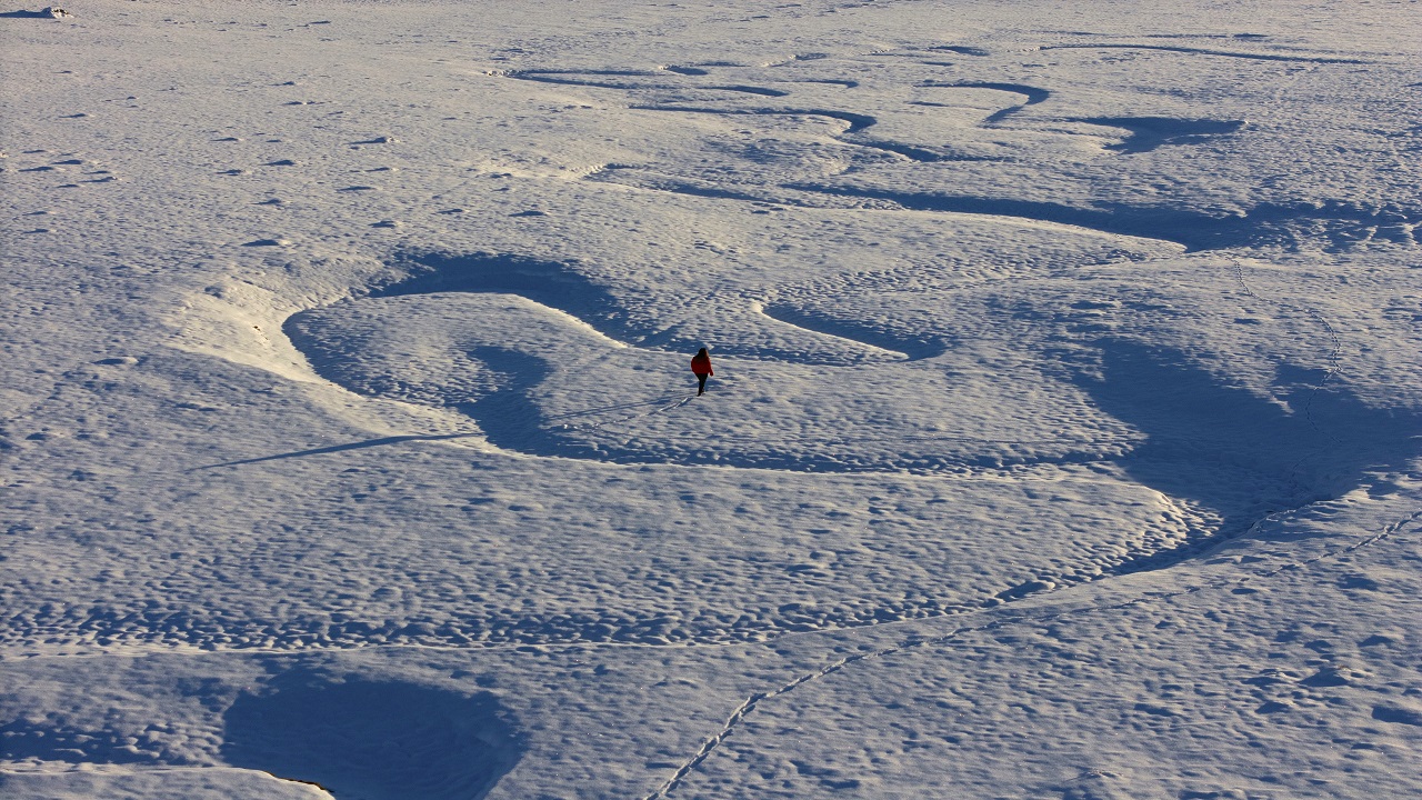 Foto - Hayran bırakan kış manzarası! Bingöl’ün karla örtülü menderesleri 