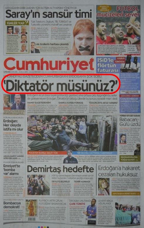 Foto - Hayret, ki ne hayret! Sanki kemalist Cumhuriyet, o zorbalara alkış tutmamış gibi