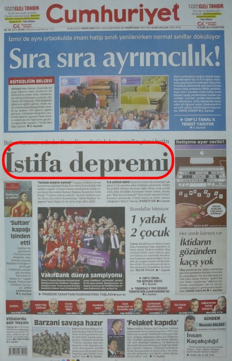 Foto - Hayret, ki ne hayret! Sanki kemalist Cumhuriyet, o zorbalara alkış tutmamış gibi