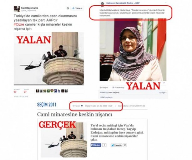 HDP ve PKK'nın kare kare Cizre yalanları