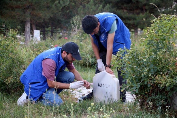 Foto - Helal olsun size gençler! Mezarlıklarda öyle bir şey yapıyorlar ki…