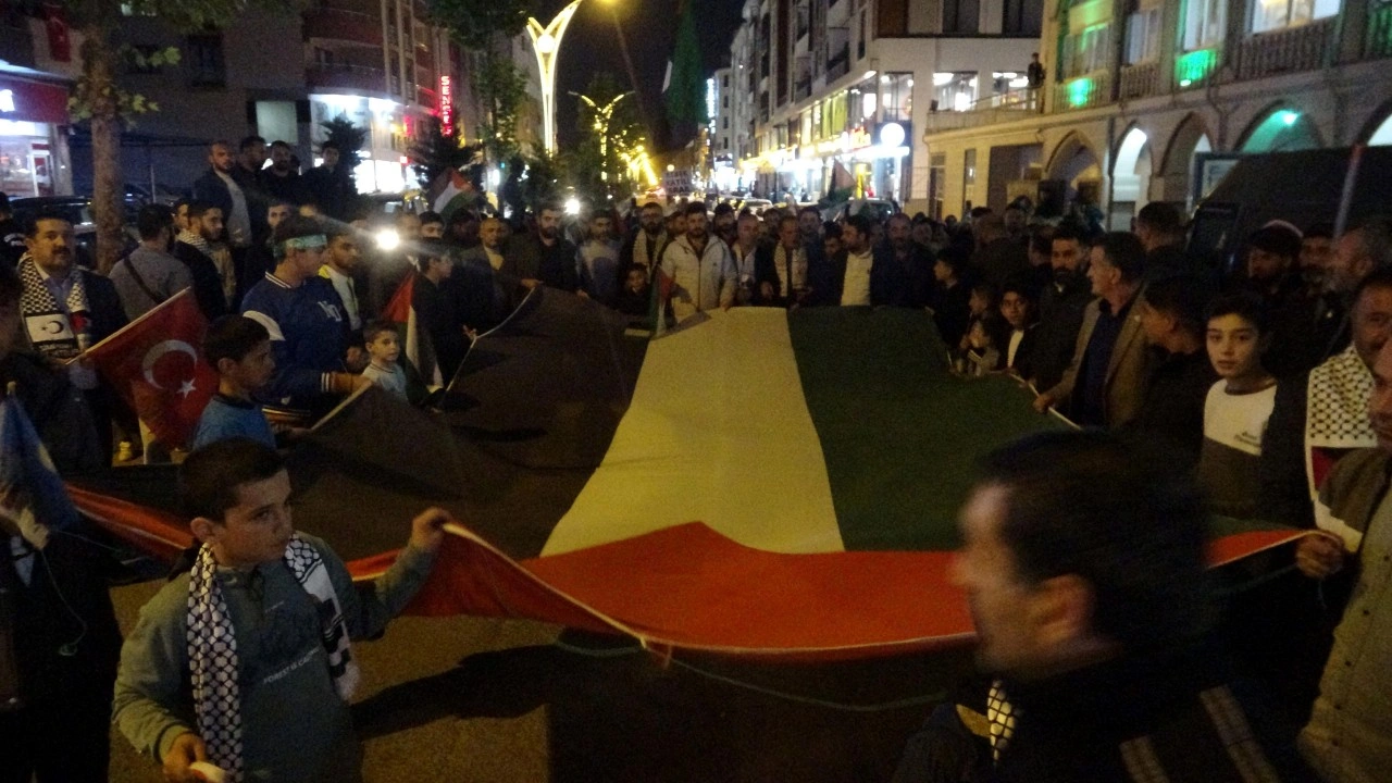 Foto - Helal olsun Van! Gazze'ye destek yürüdüler