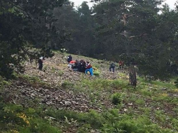 Foto - Helikopterin düştüğü bölgeden ilk fotoğraflar