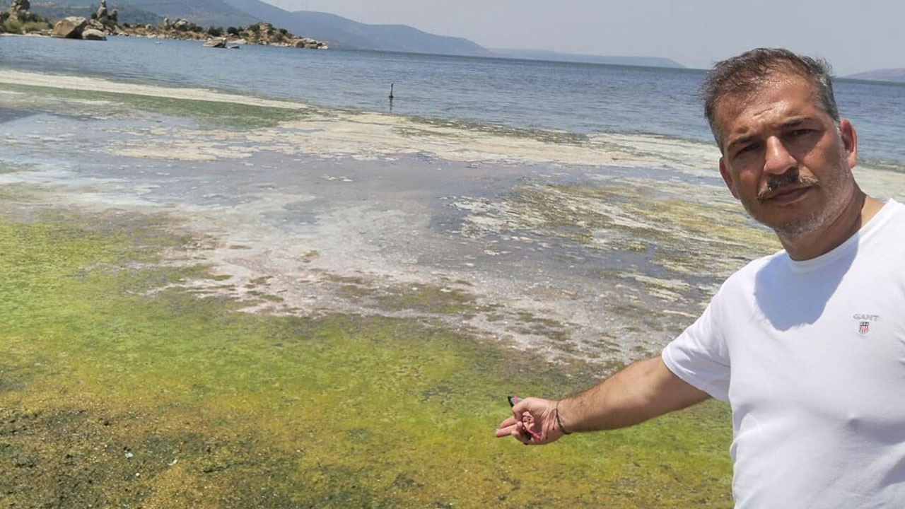 Foto - Hem kuraklık hem kirlilik! Kokudan bu göle yaklaşmak imkansız hale geldi