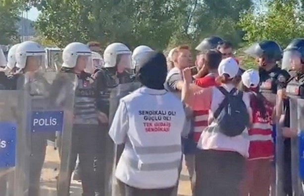 Foto - HEM SUÇLULAR, HEM GÜÇLÜLER... ALIKOYMALARI KENDİLERİNE HAK GÖRDÜLER... POLONEZ’DE SENDİKA ZORBALIĞI