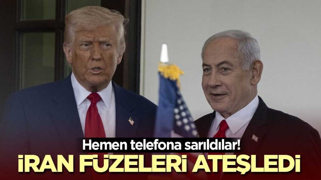 Hemen telefona sarıldılar! İran füzeleri ateşledi
