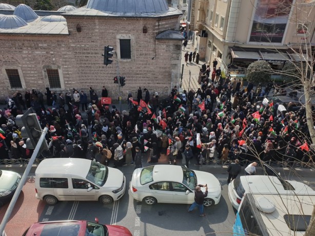 Foto - 'Hepimiz Meryemiz' hareketi Mescid-i Aksa'nın kadın murabıtları için yürüdü