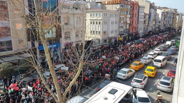 Foto - 'Hepimiz Meryemiz' hareketi Mescid-i Aksa'nın kadın murabıtları için yürüdü