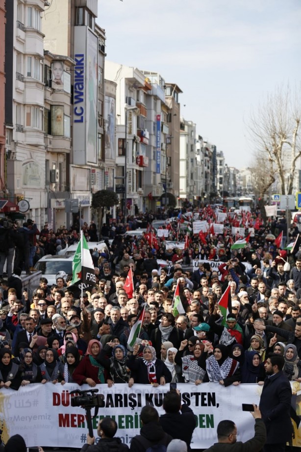Foto - 'Hepimiz Meryemiz' hareketi Mescid-i Aksa'nın kadın murabıtları için yürüdü