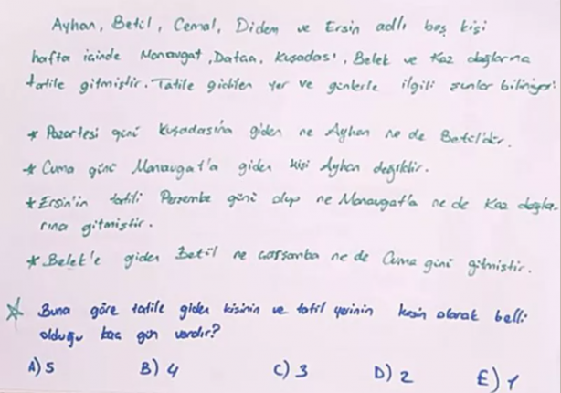 Foto - Hepsi birbirinden ilginç! İşte en popüler mantık soruları